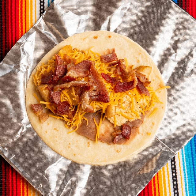 8" Tortilla) Basic Breakfast Taco (Large.