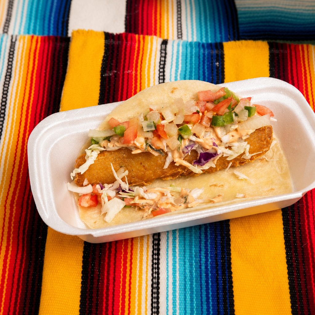 1 Piece Fish Taco.